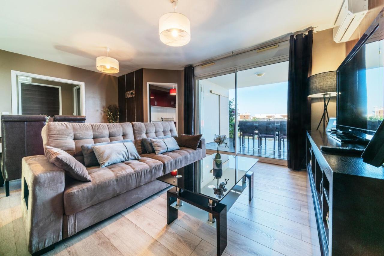 T2 Classe 4 Etoiles Avec Jardin, Piscine, Vue Mer A Saint-Gilles-Les-Bains Экстерьер фото